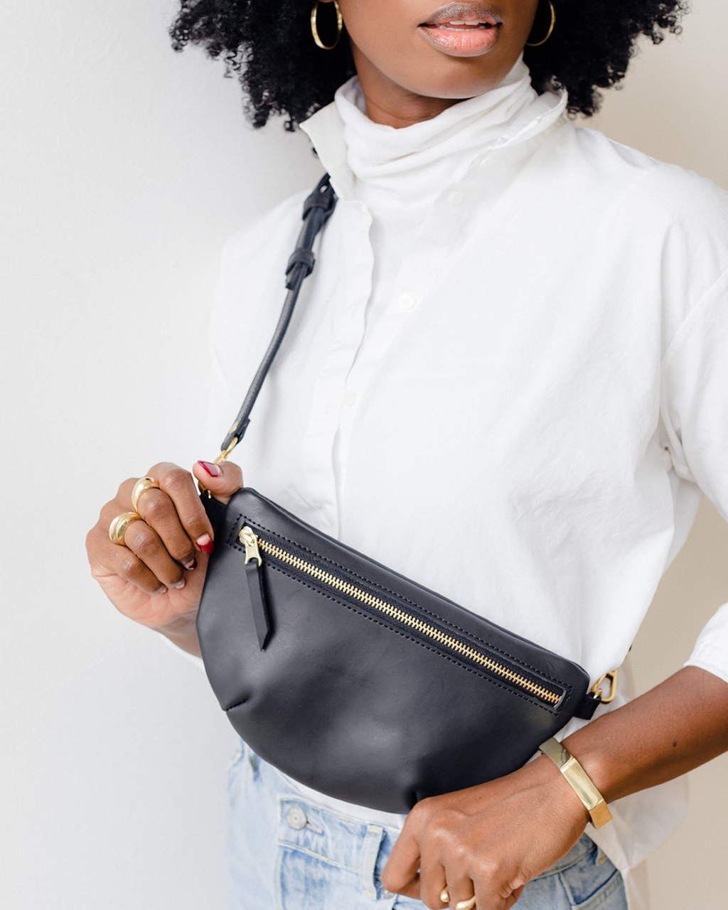 Webbing Wristlet Key chain Black – Urban Status Handbags